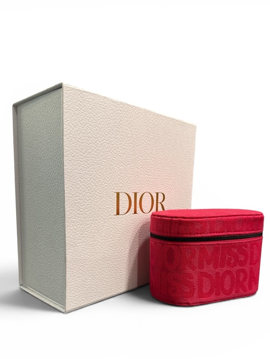 Dior Handbags - Dior Hot Pink Logo Train Case with Dior Branded Gift Box